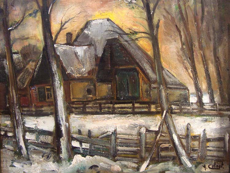 Schilderij van Arnout Colnot, figuratief werk, olieverf op doek